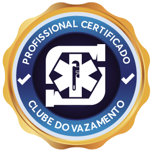 Selo de certificado top do clube do vazamento